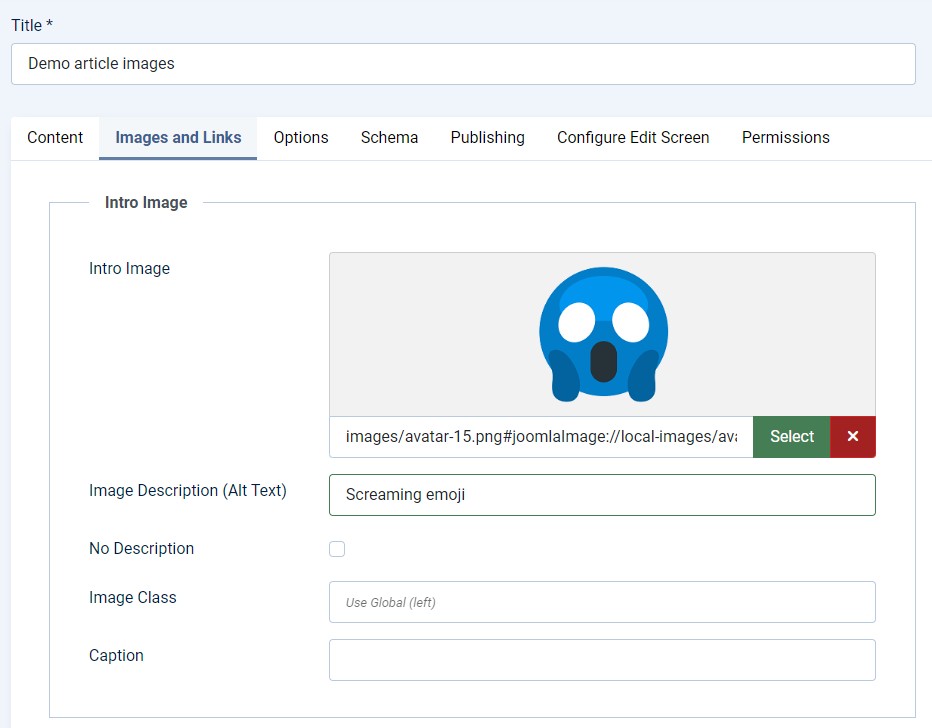 Screenshot intro image added with alt-text